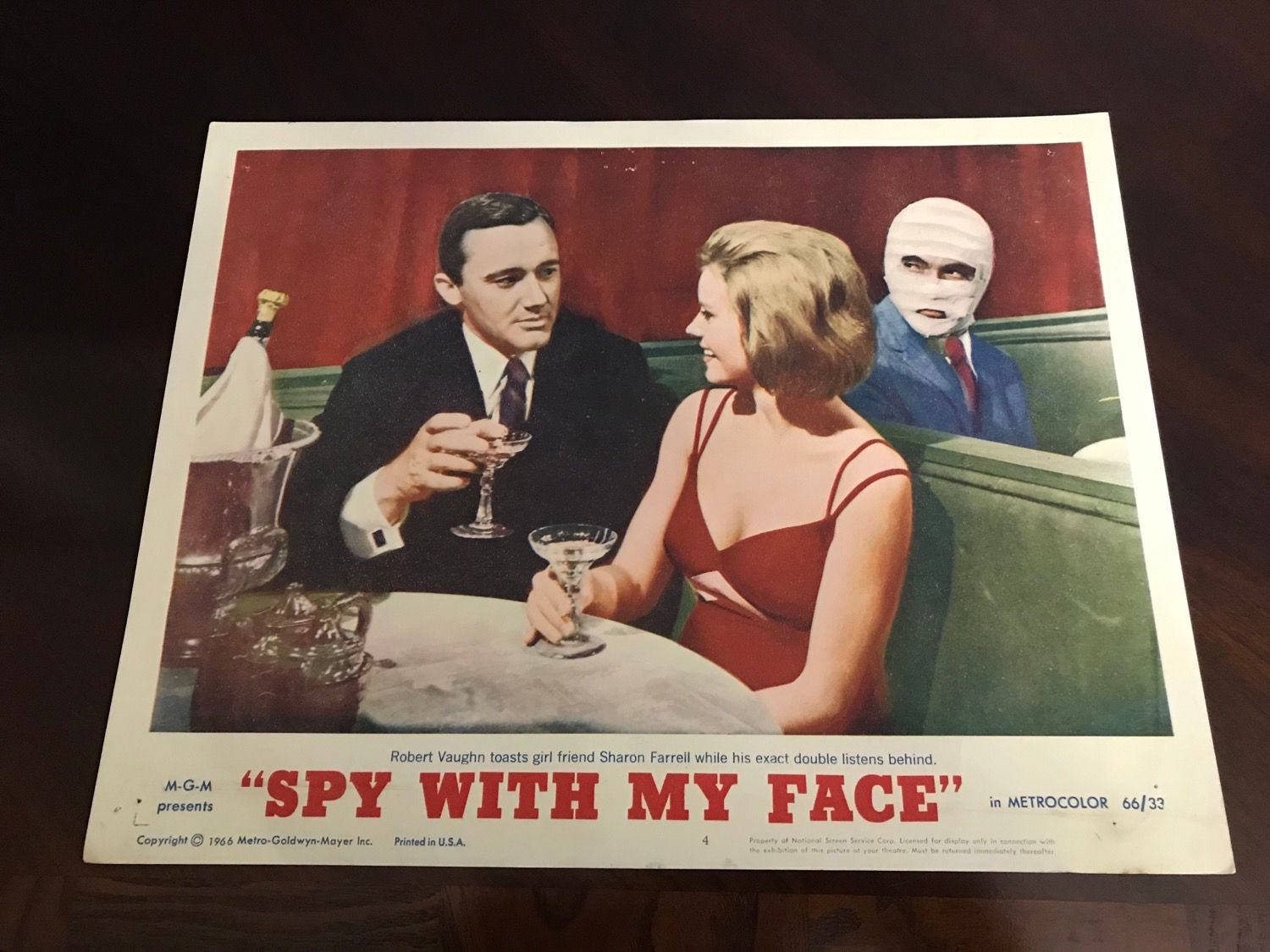 “Spy With My Face” (1966) Movie 11”x14” 4-Lobby Card Set 1, 3, 4, 5, 