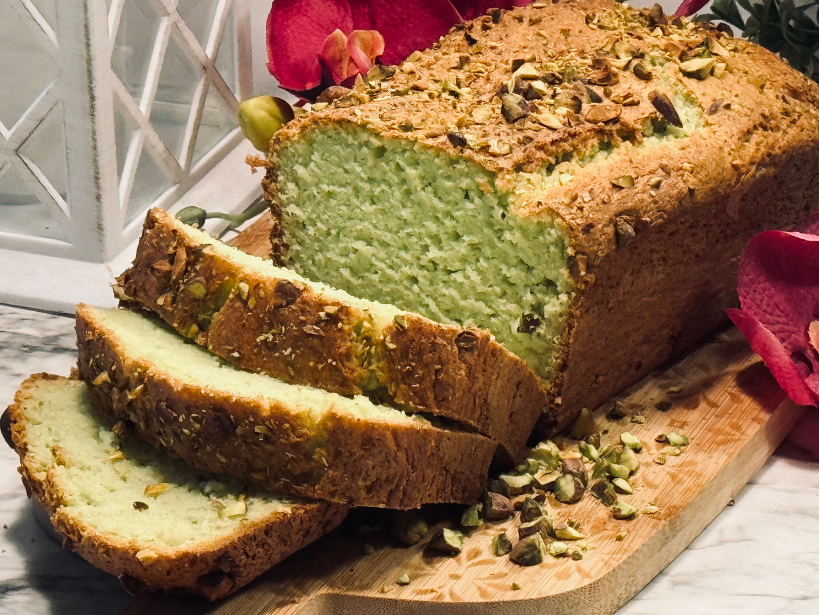 Pistachio Bread Slice