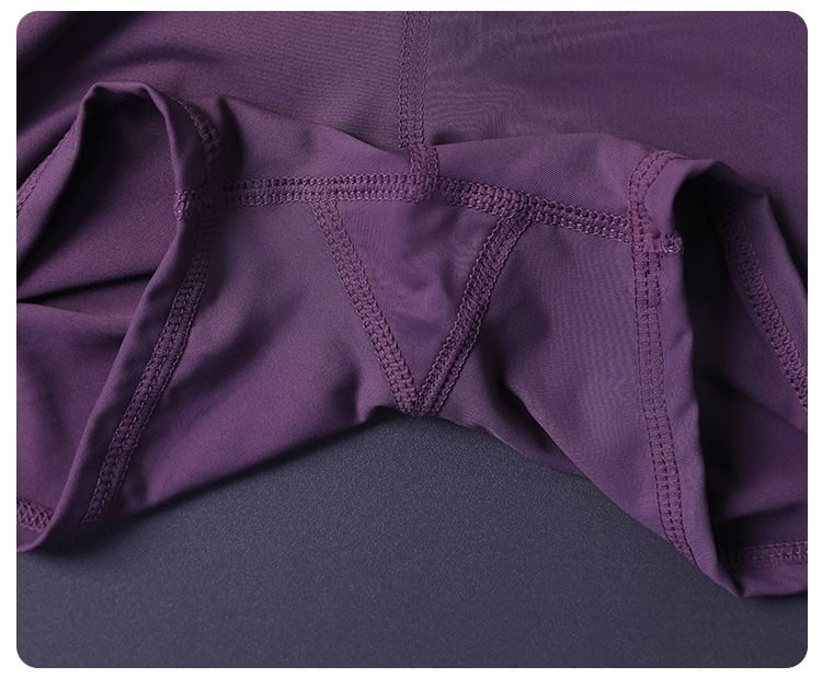 Thumbnail: Women's 2 in 1 Shorts with Pockets - Lightweight Breathable Loose Anti-Disclosur