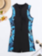 Thumbnail: Sexy Female Swimwear Sports One Piece Swimsuits Closed Body Women's Swim Wear Ba