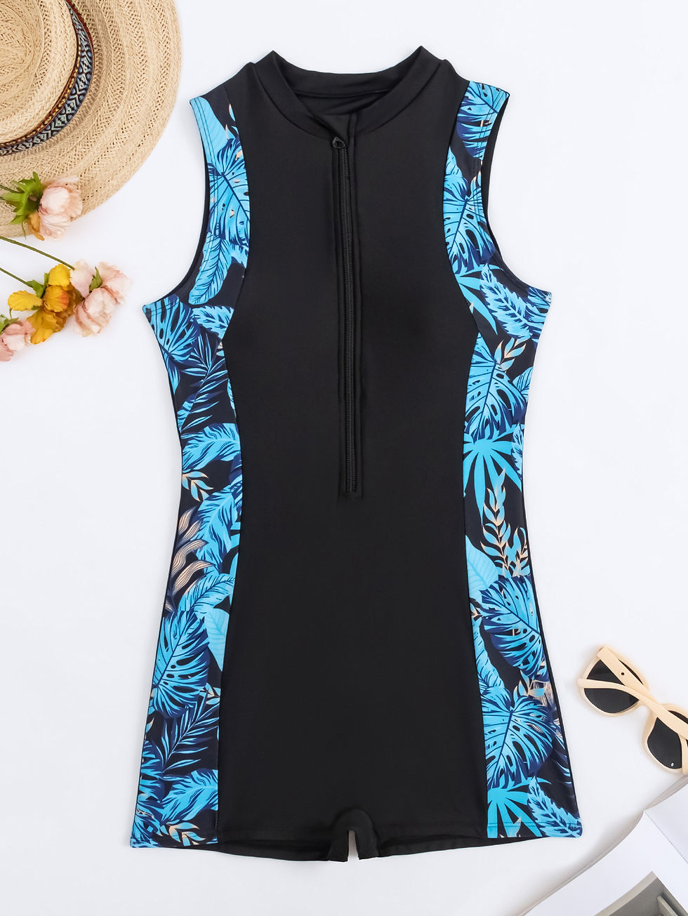 Thumbnail: Sexy Female Swimwear Sports One Piece Swimsuits Closed Body Women's Swim Wear Ba