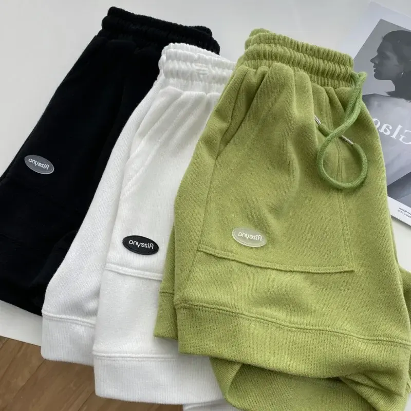 2026 Women's Comfortable Loose Wide-legged Drawstring A Pants Slim Waist Slim Fi