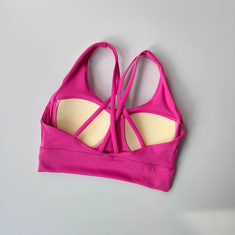 Thumbnail: Women Breathable Yoga Set 2pcs Sport Suit Gym wear Workout Clothes Gym Crop Top 