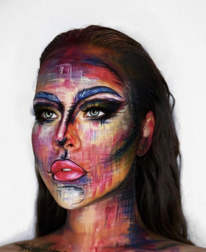 Santa Grinavica: The Self-Taught Artist Captivating Audiences with Landscapes and Face Art