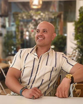 Founder of SakoonConnect at a professional event, representing the brand.