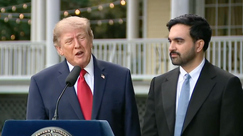 President Donald Trump and Mayor Zohran Mamdani.