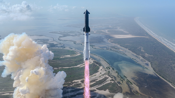 SpaceX's Starship V3 taking flight last month.