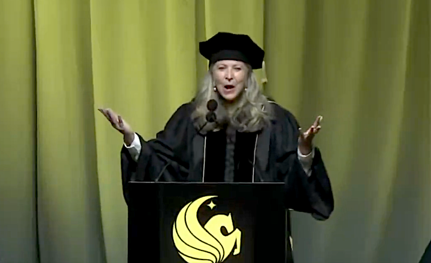 University of Central Florida commencement speaker Gloria Caulfield.