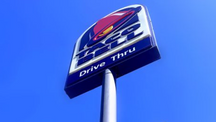A Taco Bell marquee. 