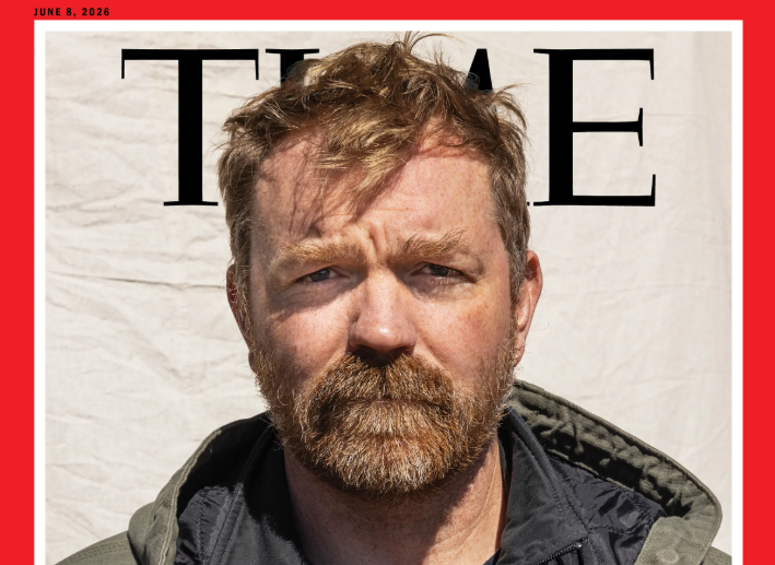 Graham Platner on the cover of Time magazine.