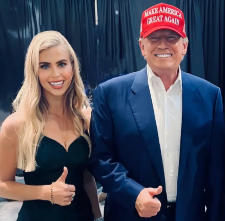 KatieZacharia and President Trump.