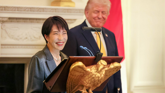 Japanese Prime Minister Sanae Takaichi, Donald Trump.