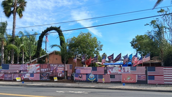 The 'Trump House' in San Diego.