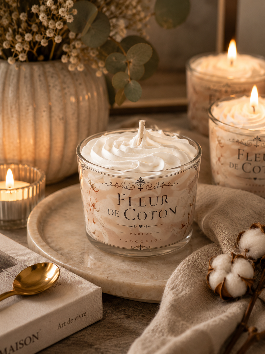 Bougie parfumée Fleur de coton