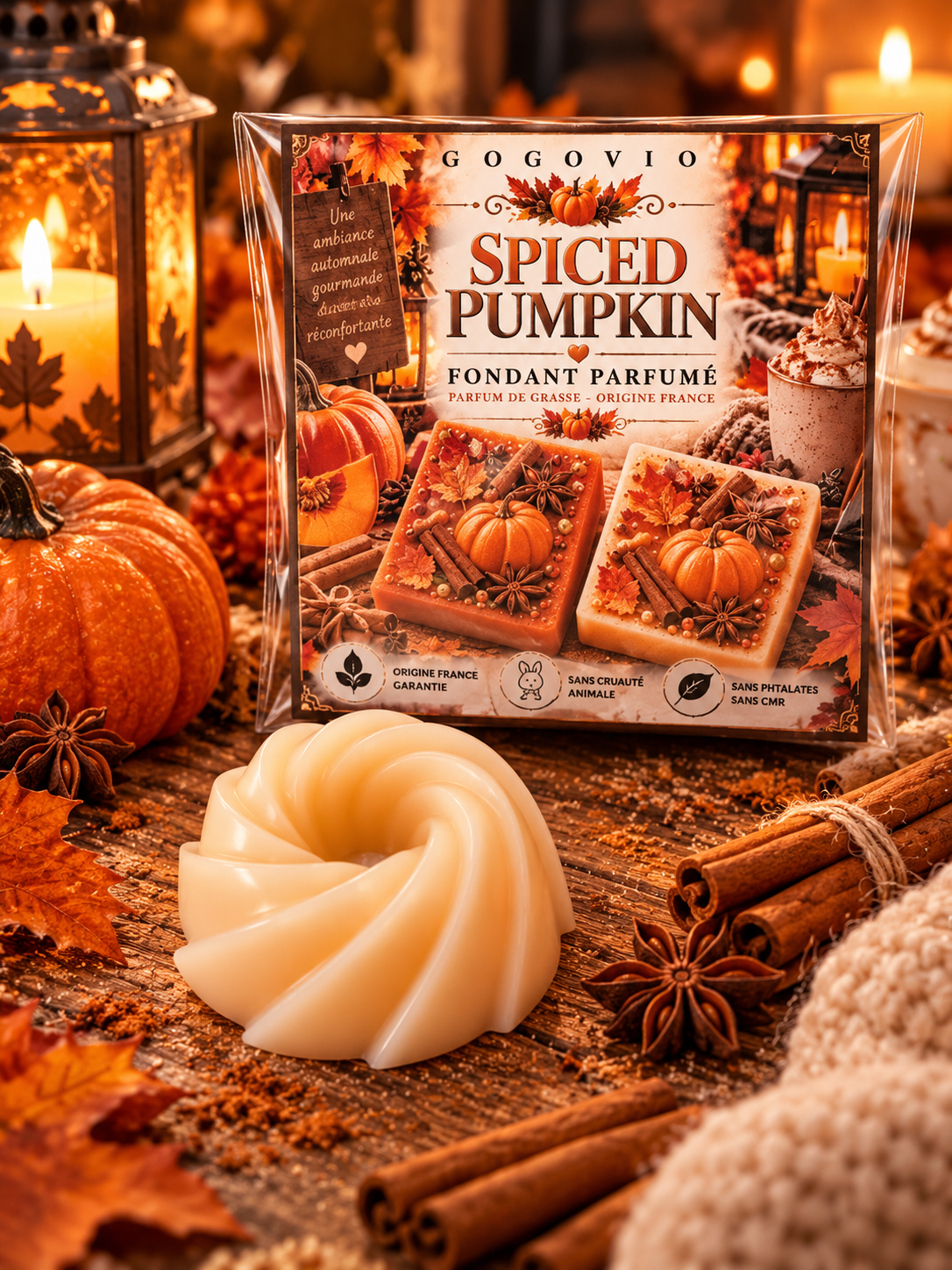 Fondant parfumé Spiced pumpkin – 20g