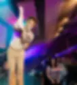 Firmenfeier mit Live Sänger von Hochzeitsband und Partyband Listen2 sorgt für Stimmung