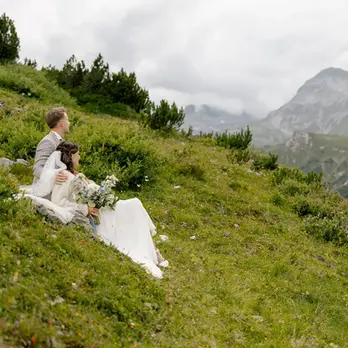 Hochzeit mit Alpenpanorama