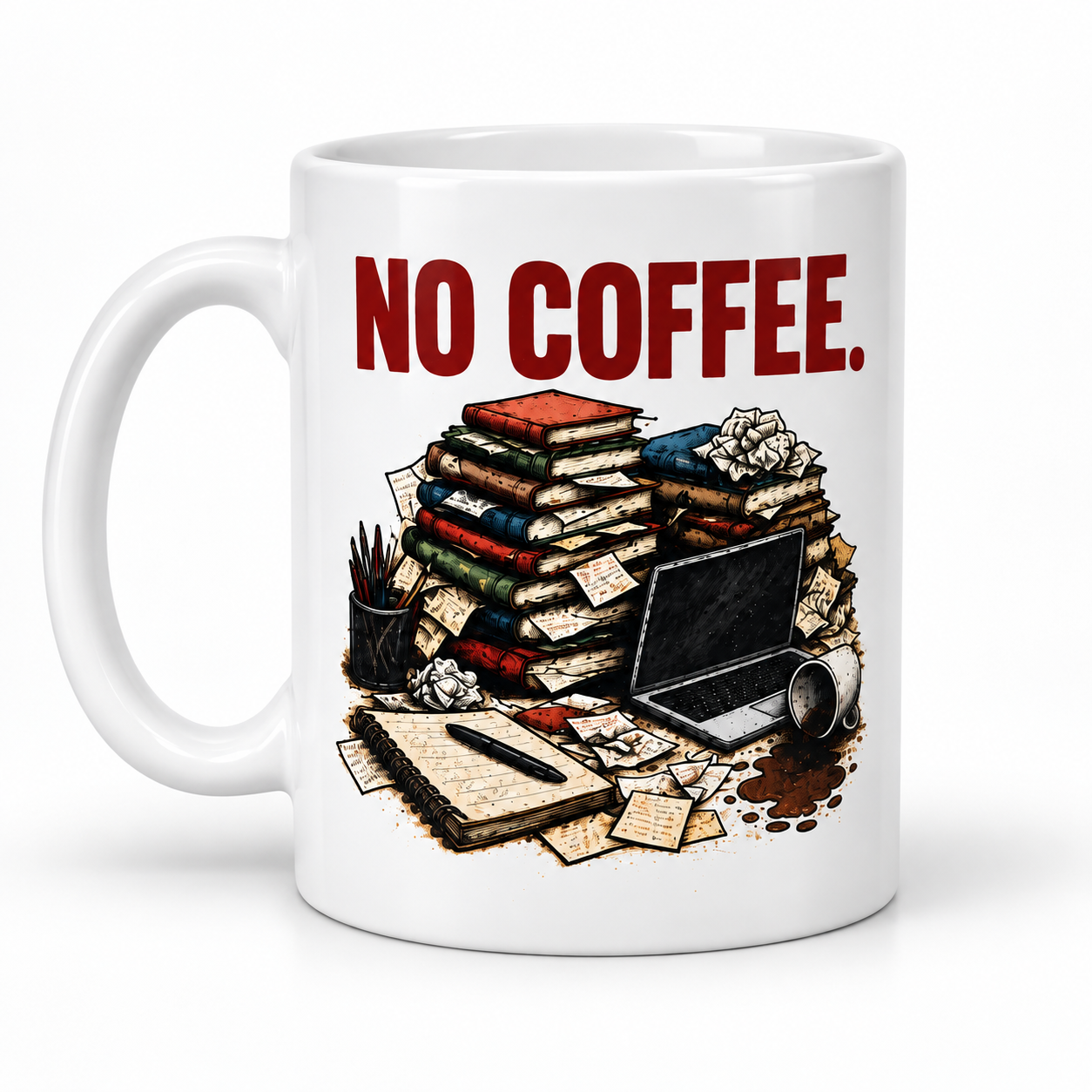 No Coffee, Zero Dignity Mug