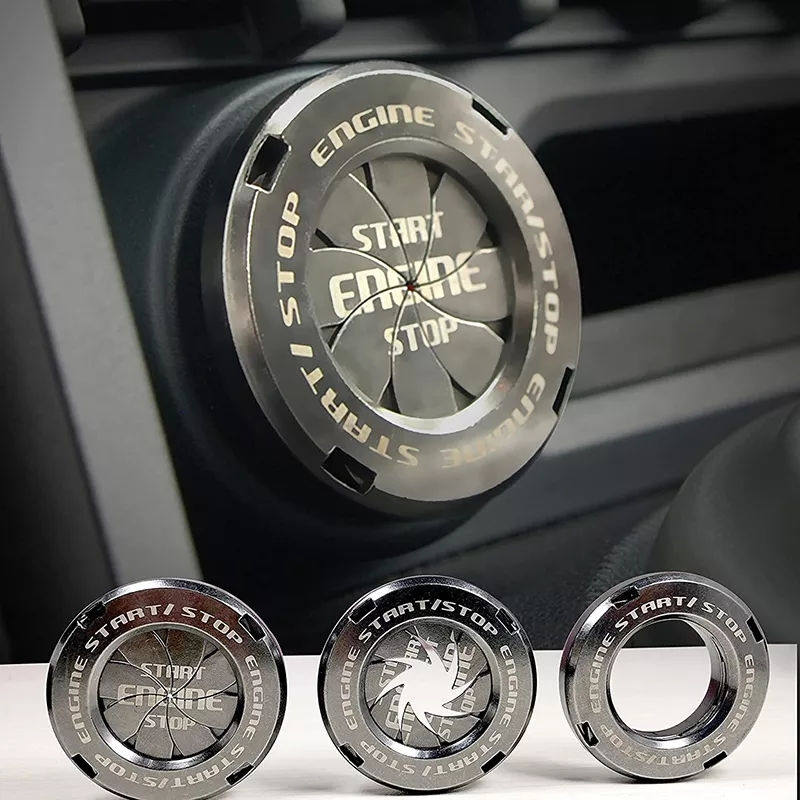 Car start button cover metal body 