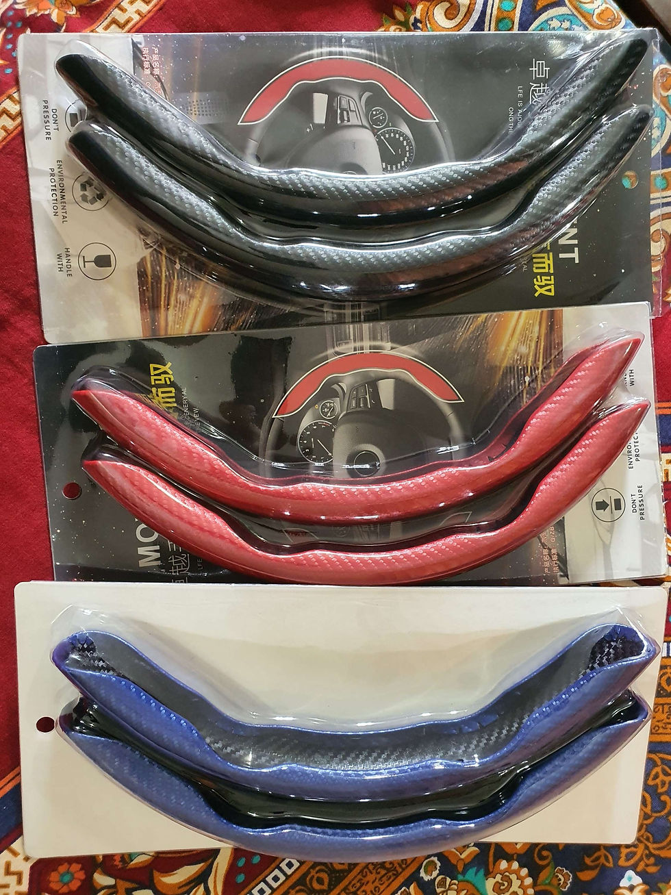 Thumbnail: Car sterring wheel cover carbon fiber 