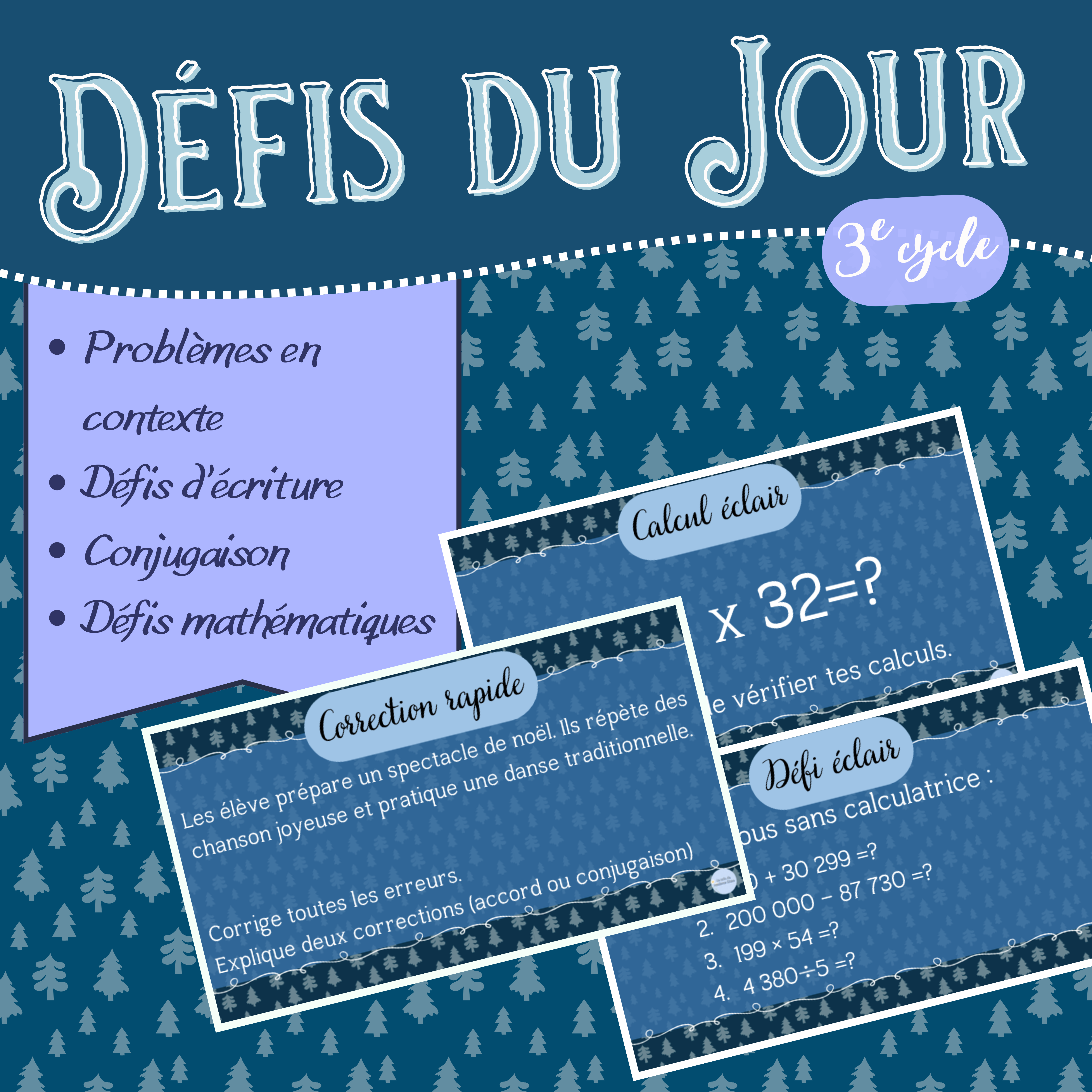 Défis du jour-Décembre