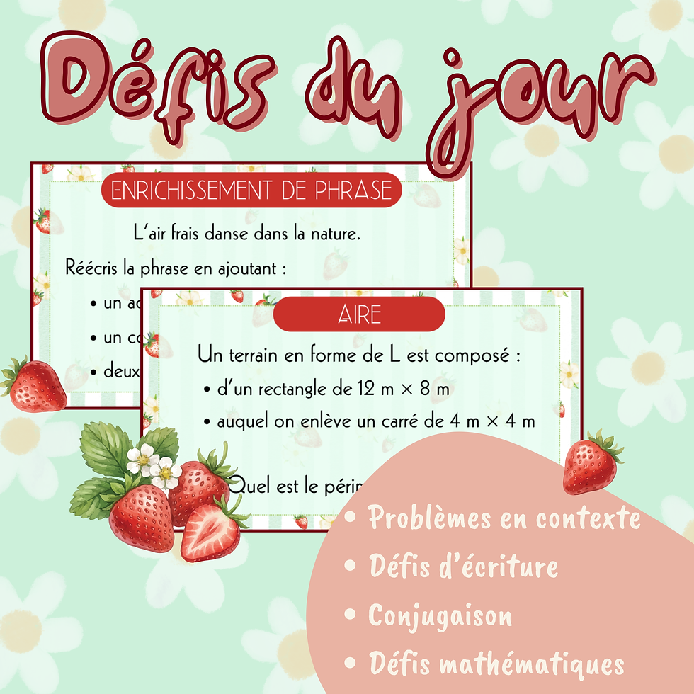 Miniature : Défis du jour-Ensemble