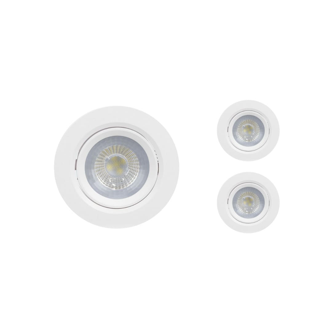 Kit C/ 3 Spot 5w Redondo