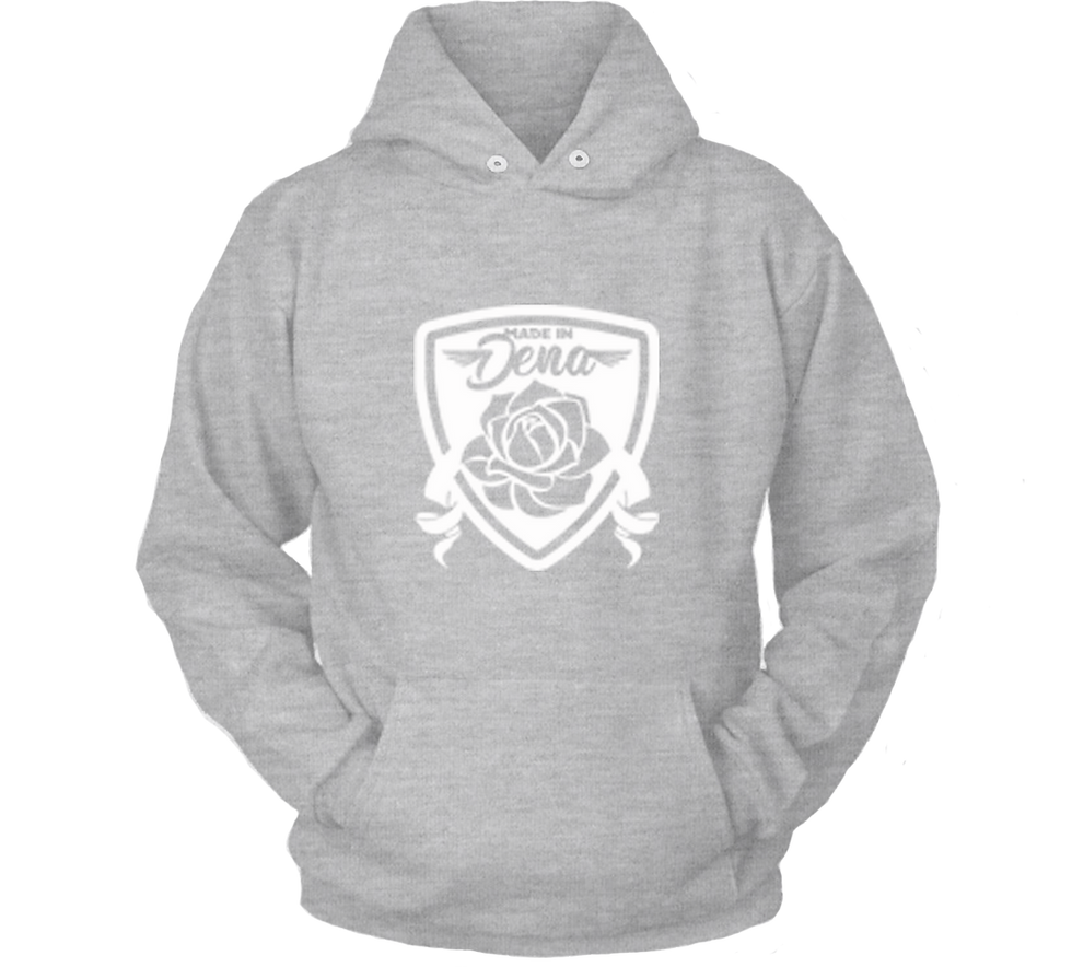 Thumbnail: MADE IN DENA SHIELD HOODIE (WHITE LOGO)