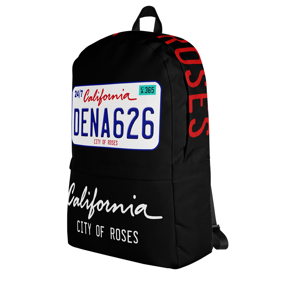 Thumbnail: DENA626 LICENSE PLATE BACKPACK 