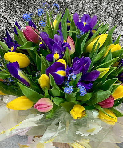 TULIPS & IRISES BOUQUET