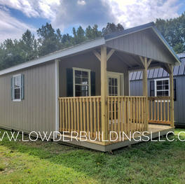 12x24 Deluxe Aframe Porch Building