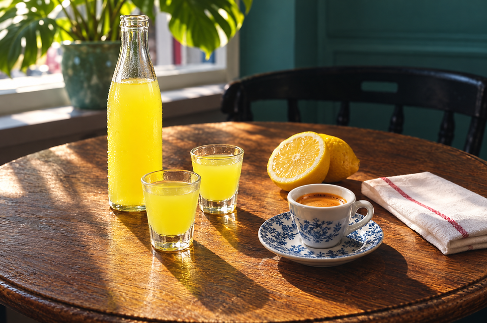 Limoncello, Grappa und Espresso: so endet ein italienischer Abend