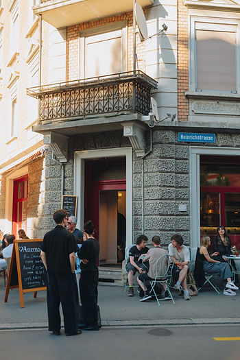 Restaurant Zürich: Anemioa mit guter Stimmung und schönem Aussenbereich