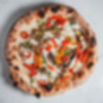 Köstliche glutenfreie Pizza mit frischen Zutaten auf einem Teller