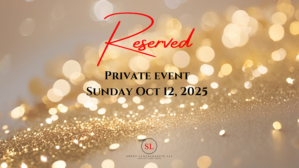 Reserved: Private Event