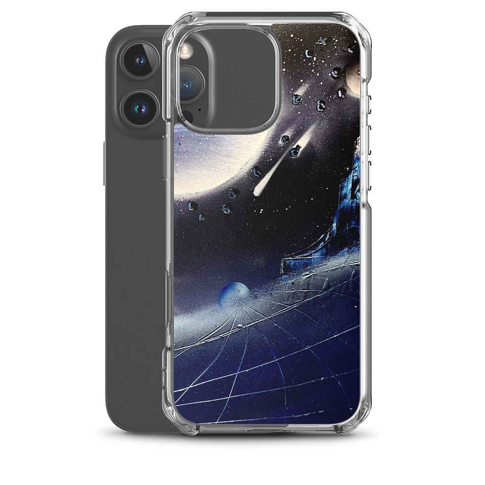 Thumbnail: Acrylic Drift original Artwork Clear Case for iPhone®