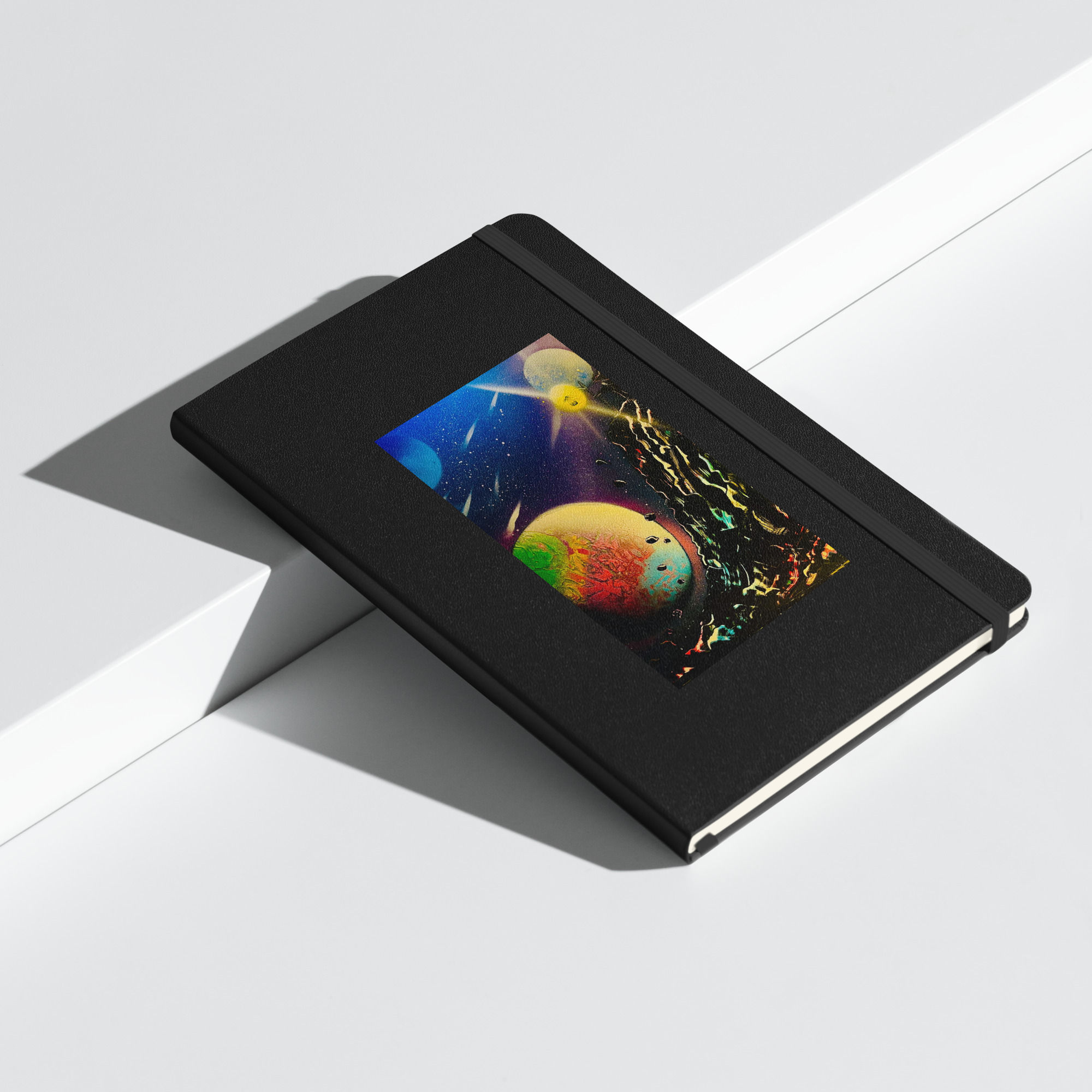 AcrylicDrift Original Artwork Hardcover bound notebook