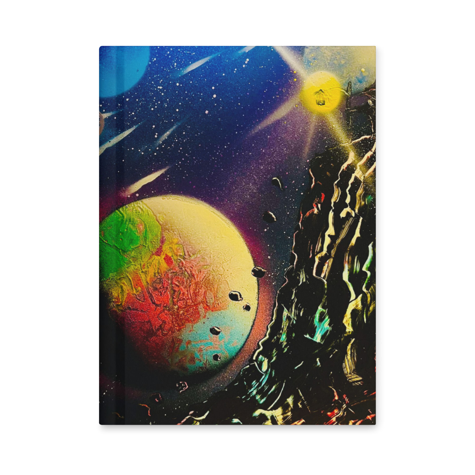 AcrylicDrift Original Artwork Hardcover journal matte
