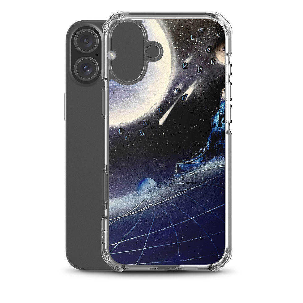 Thumbnail: Acrylic Drift original Artwork Clear Case for iPhone®