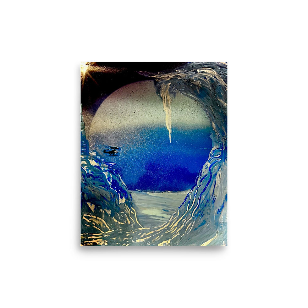 Thumbnail: AcrylicDrift Original Artwork Photo paper poster