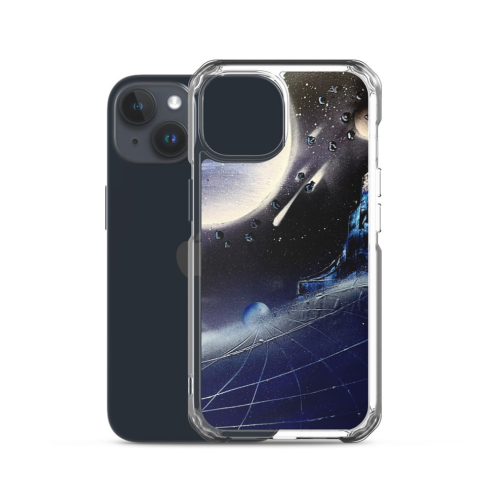 Thumbnail: Acrylic Drift original Artwork Clear Case for iPhone®