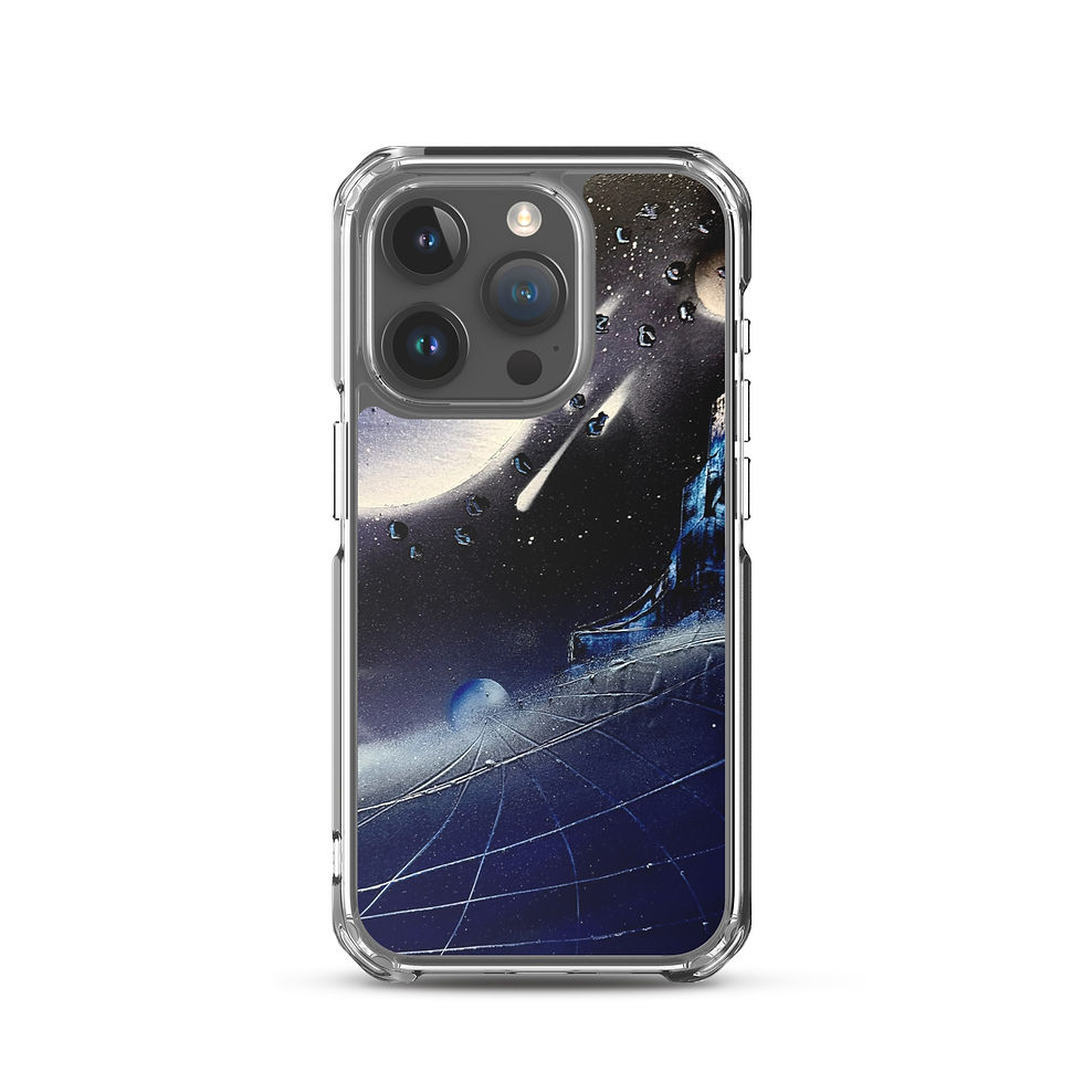 Thumbnail: Acrylic Drift original Artwork Clear Case for iPhone®