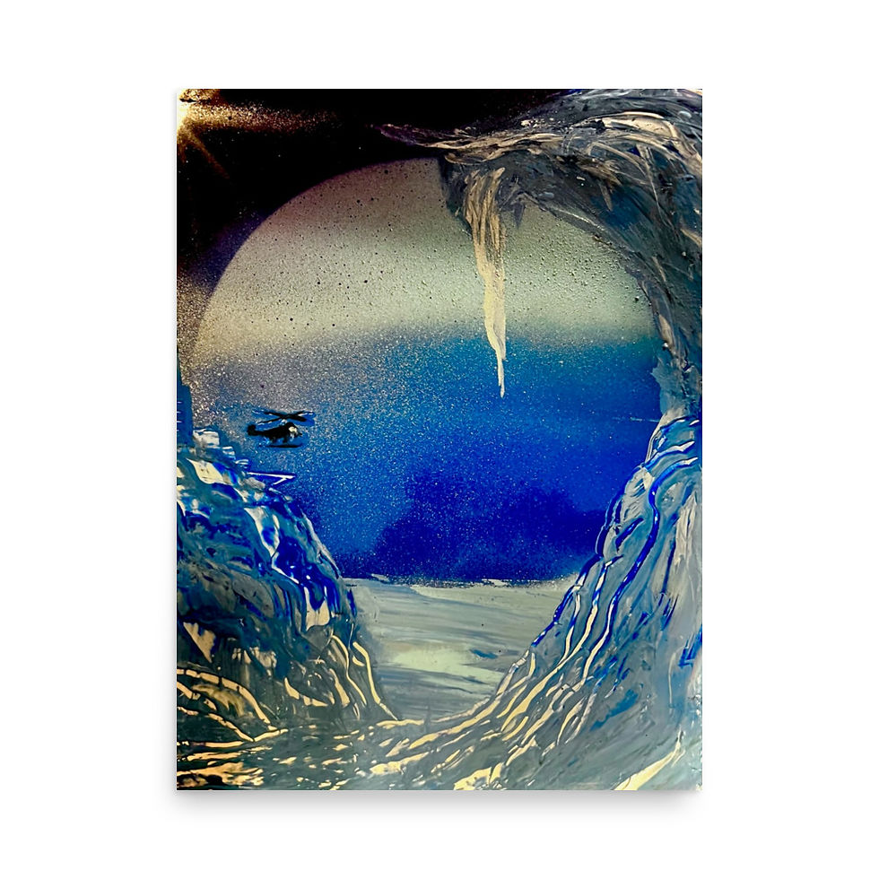 Thumbnail: AcrylicDrift Original Artwork Photo paper poster