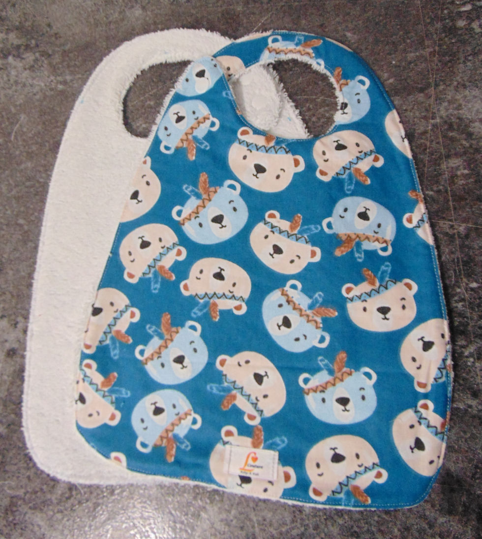 Miniature : Bavoir coton T2