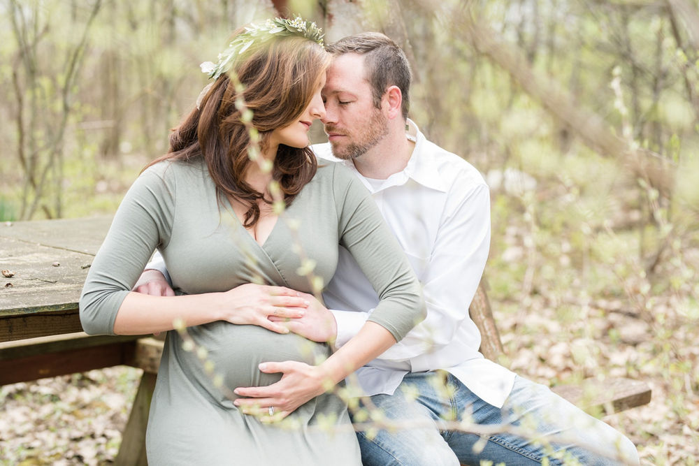 Precious baby boy bump Maternity Session Brookville Ohio Kayla