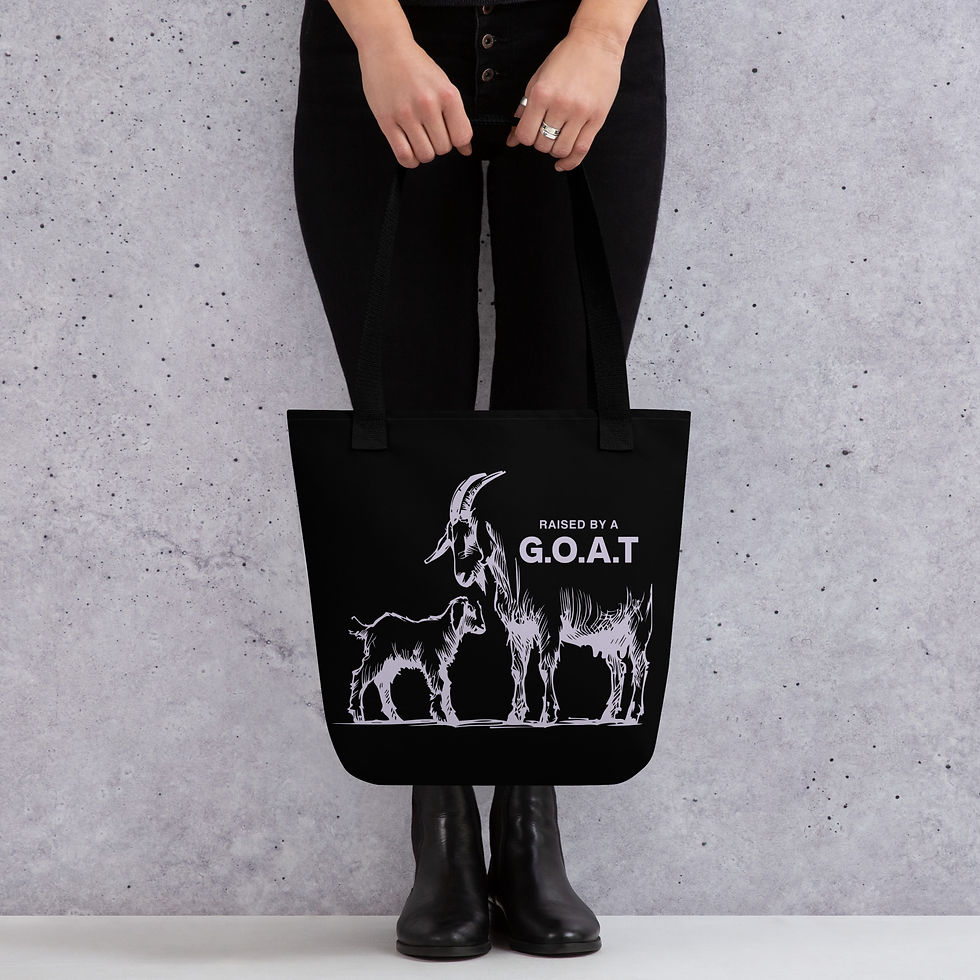 Thumbnail: Raised by a G.O.A.T. Tote