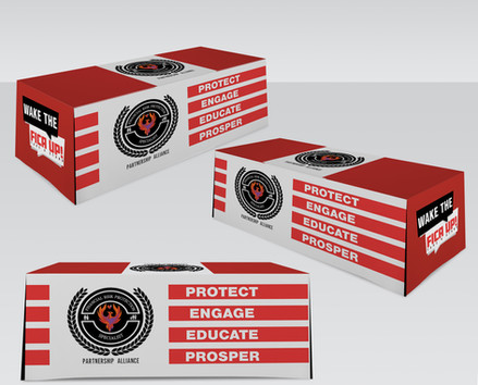 custom event table cover design-by I Am ART Agency