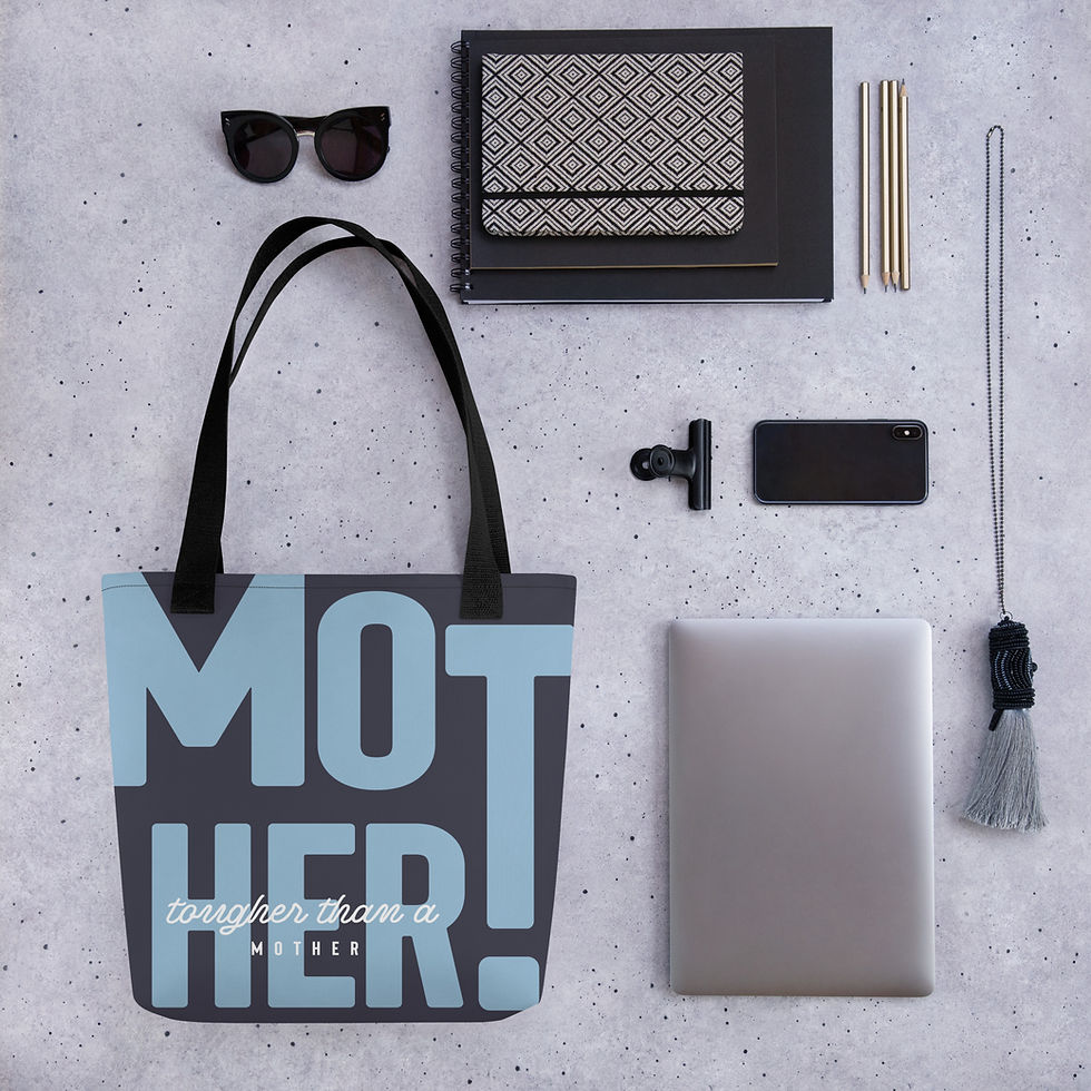 Thumbnail: Tougher Than A Mother Tote - Navy
