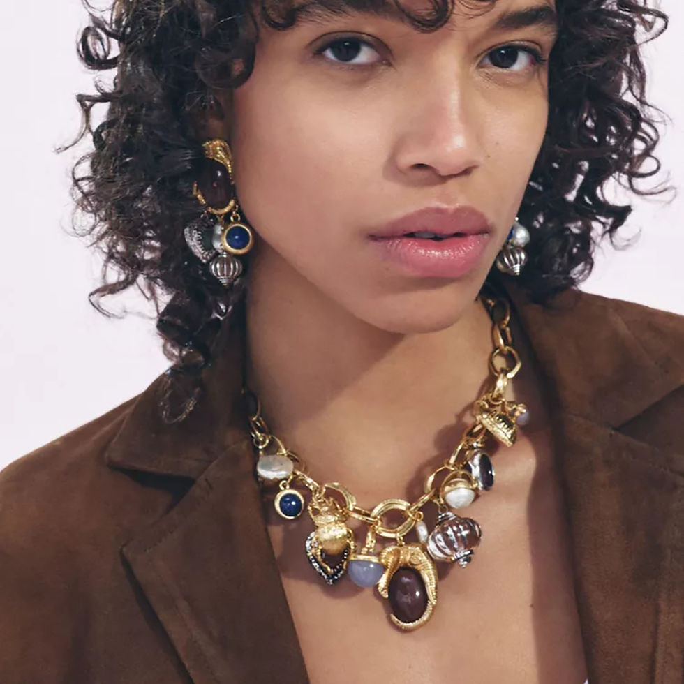 Best Lady ZAA Luxurious Animal Jewelry Pendant Necklace and Earrings Set, Bohemi