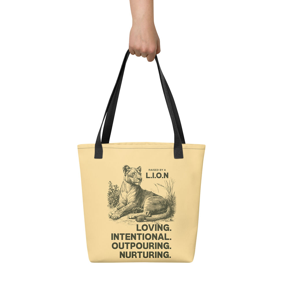 Thumbnail: Raised by a L.I.O.N. Tote – Butter
